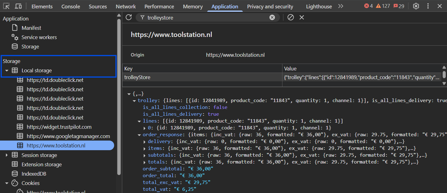 LocalStorage Persistence
