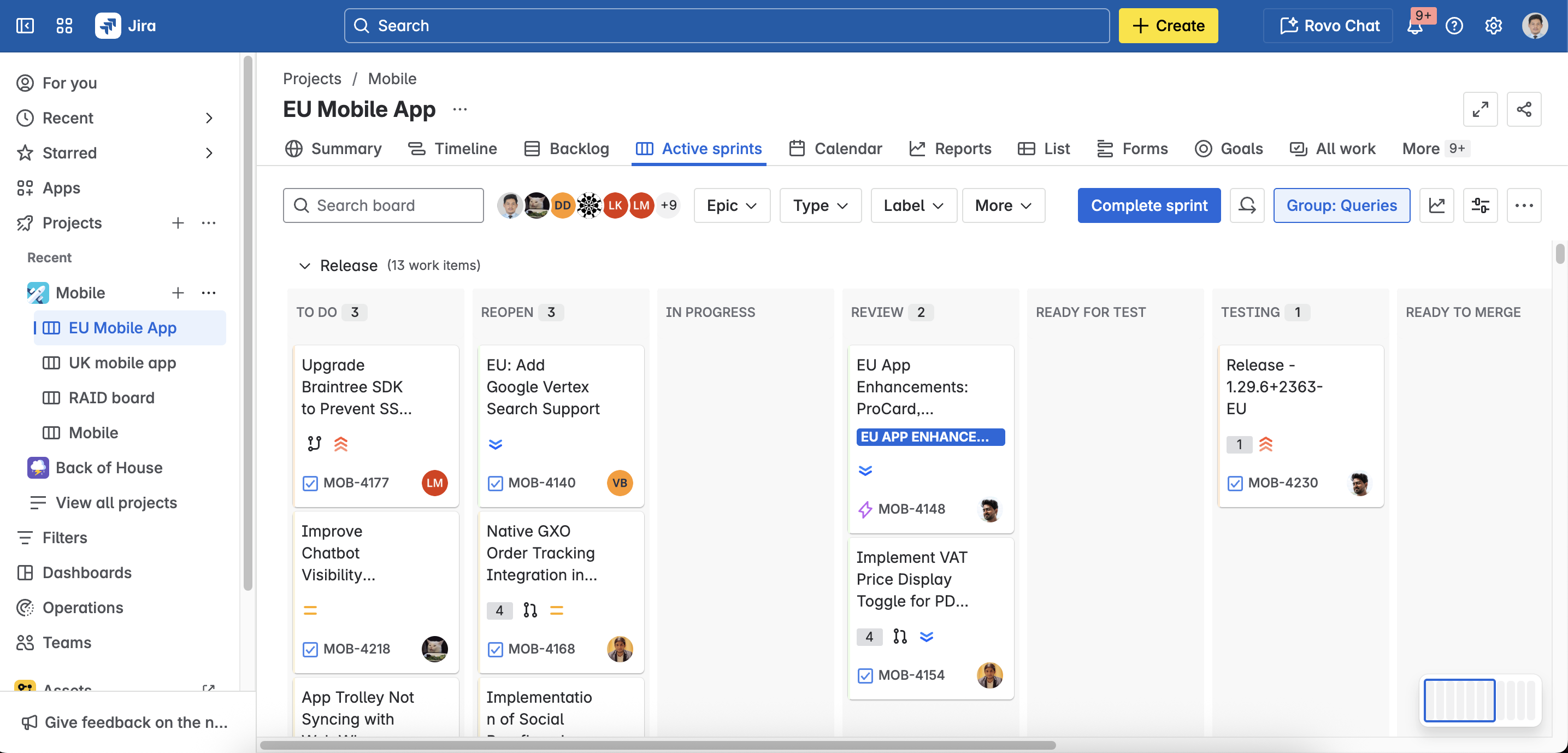 Jira-Active-Sprint