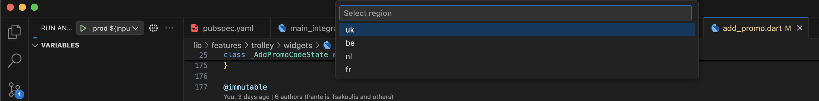 VSCode-Region-Option